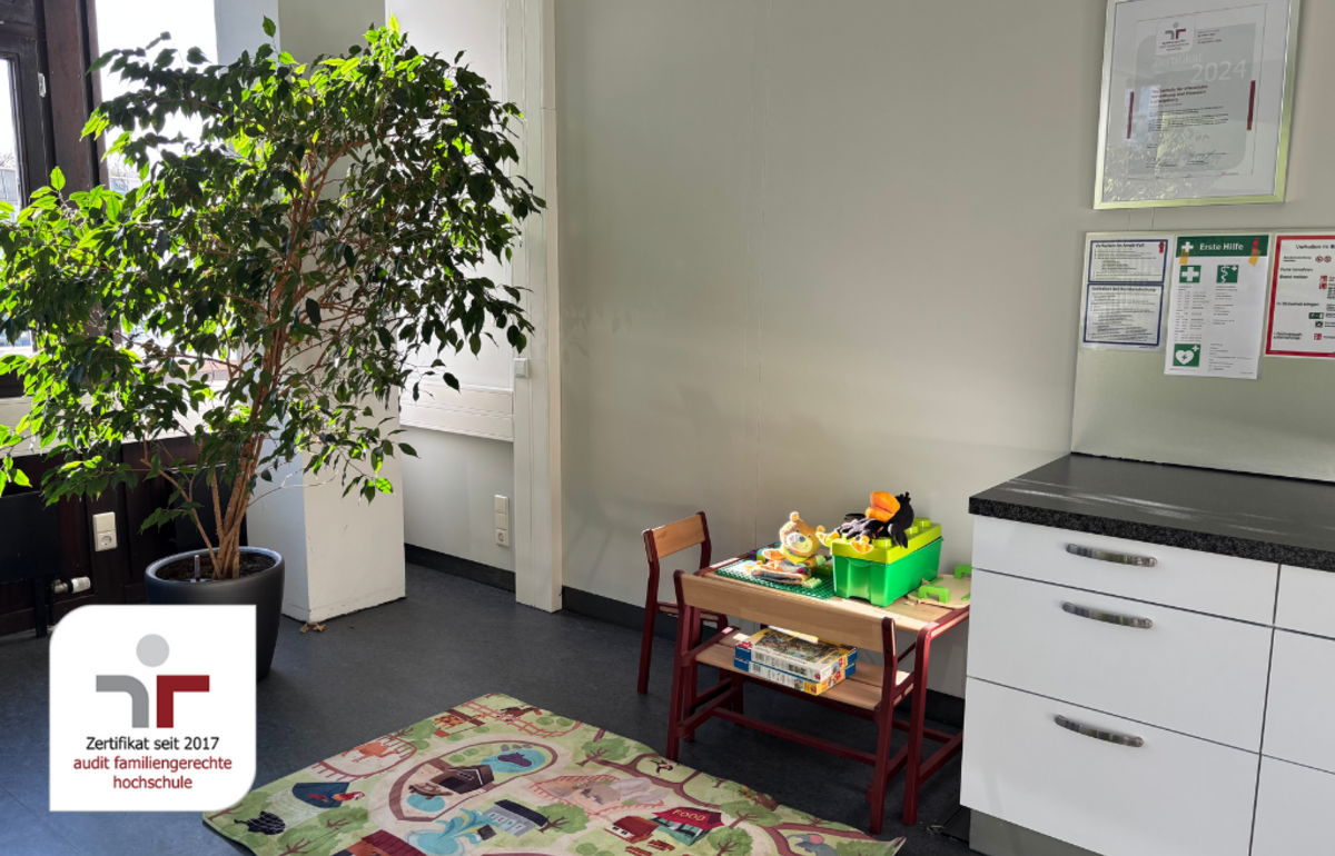 Kinderspielecke an der Hochschule Ludwigsburg