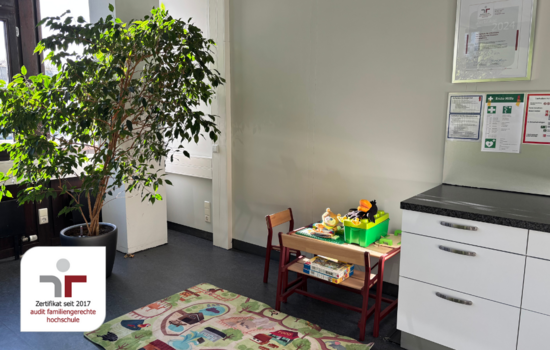 Kinderspielecke an der Hochschule Ludwigsburg