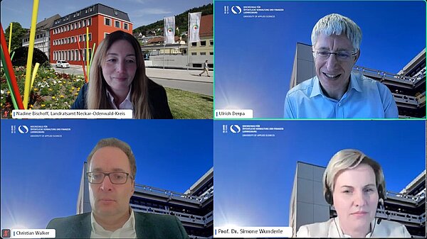 Screenshot der Online-Fachtagung der 4. Ludwigsburger Baurechtsgespräche