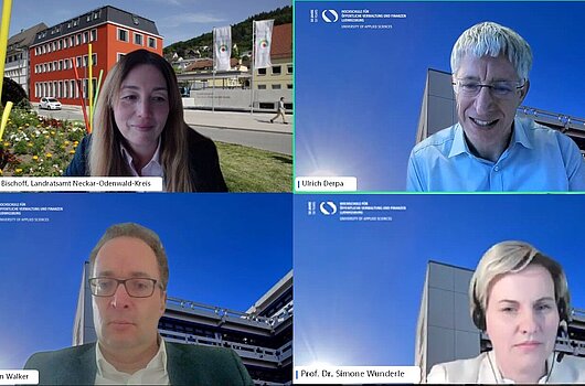 Screenshot der Online-Fachtagung der 4. Ludwigsburger Baurechtsgespräche