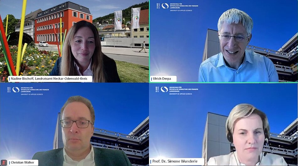 Screenshot der Online-Fachtagung der 4. Ludwigsburger Baurechtsgespräche