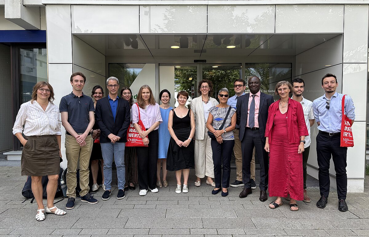 Gruppenfoto der französischen Delegation
