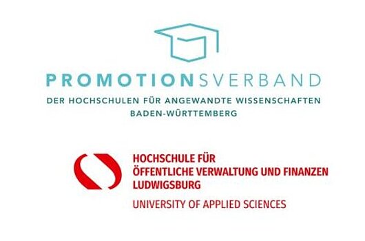 Logo des Promotionsverband der HAWs Baden-Württemberg und Logo der HVF