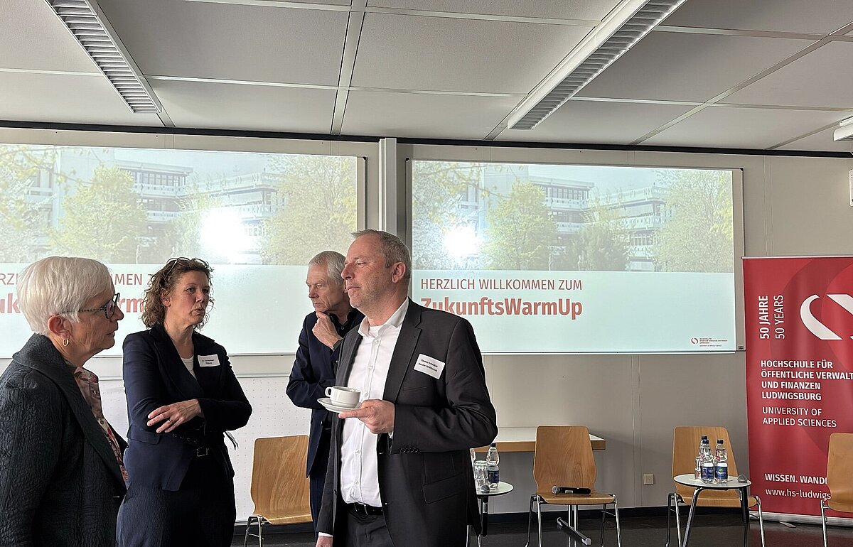 Expertendiskussion vor Veranstaltungsbeginn