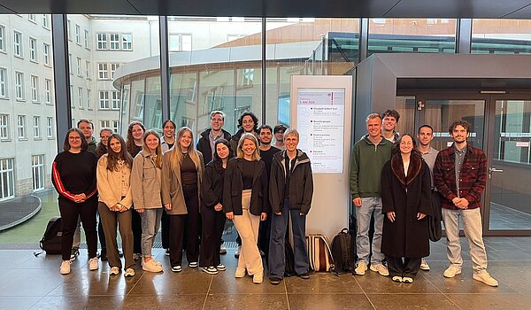 Gruppenfoto der Exkursionsteilnehmenden