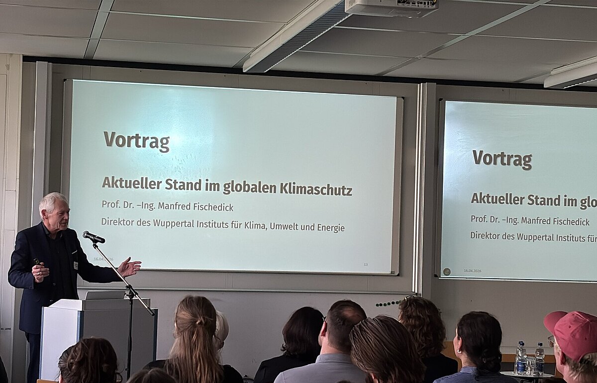 Vortrag von Prof. Dr.-Ing. Manfred Fischedick