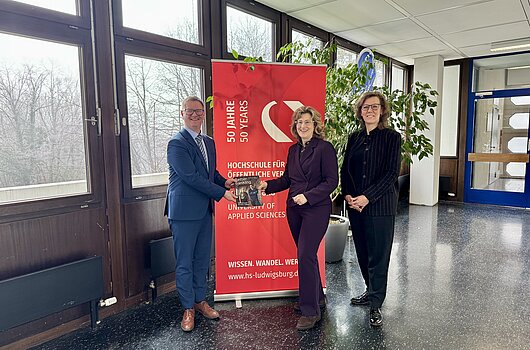 Petra Hasebrink (BBBank), Dr. Iris Rauskala & Markus Dammler bei der HVF-BBBank Kooperationsverlängerung.
