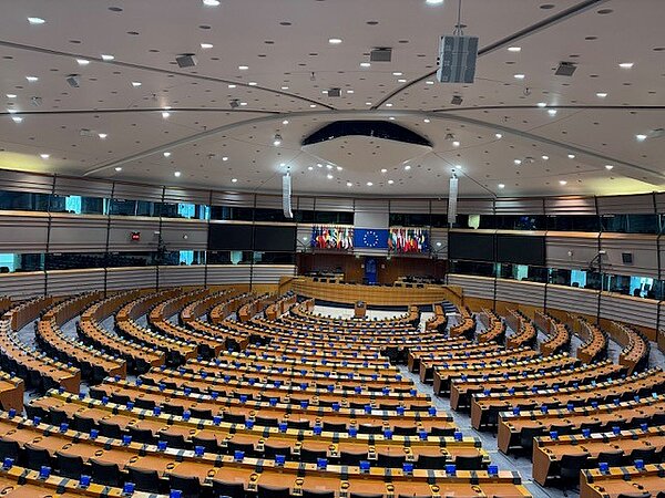 Plenarsaal im Europaparlament