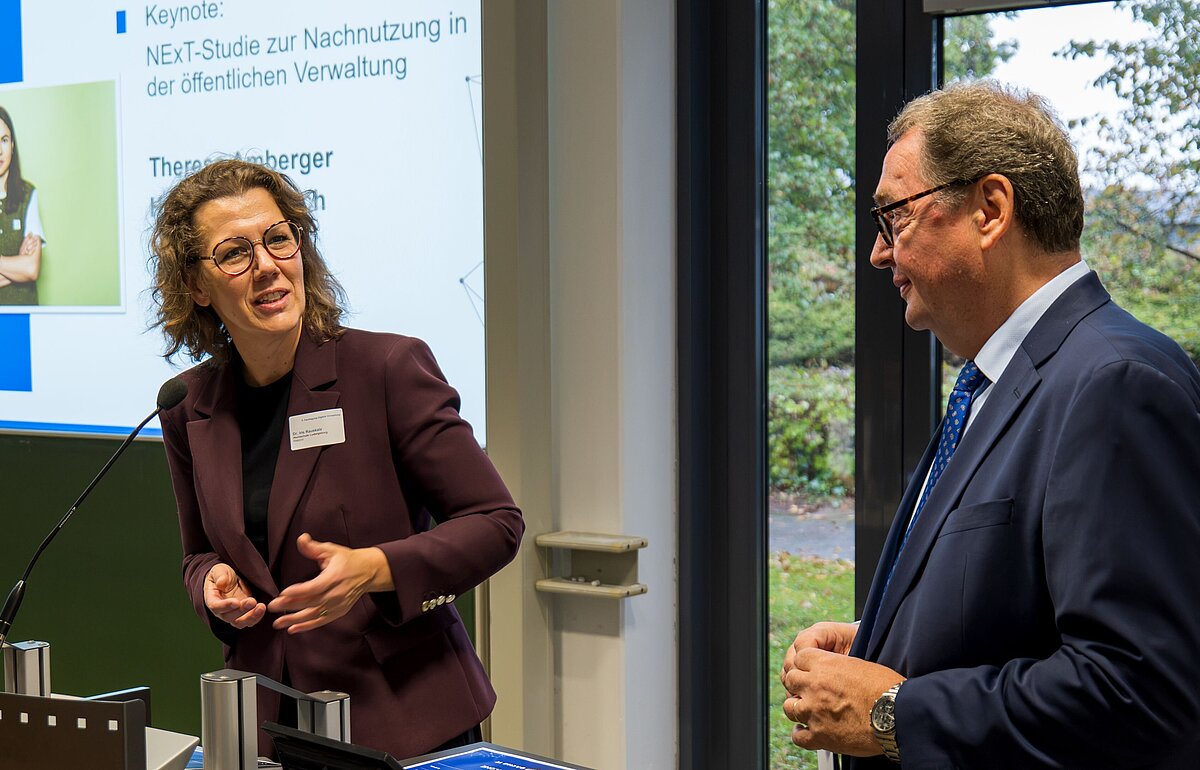 Rektorin Dr. Iris Rauskala und Rektor. Dr. Joachim Beck