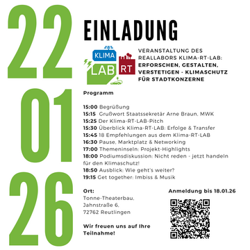 Einladung Klima RT Lab