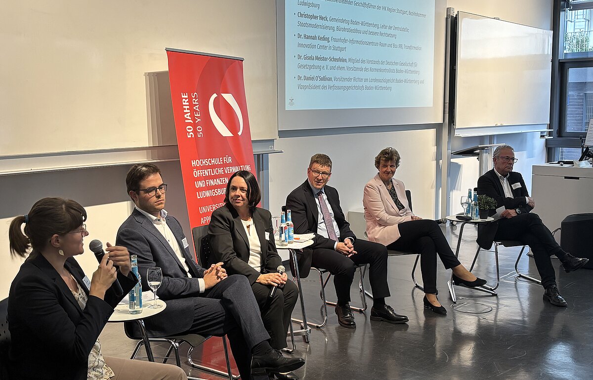 Diskutanten der Podiumsdiskussion