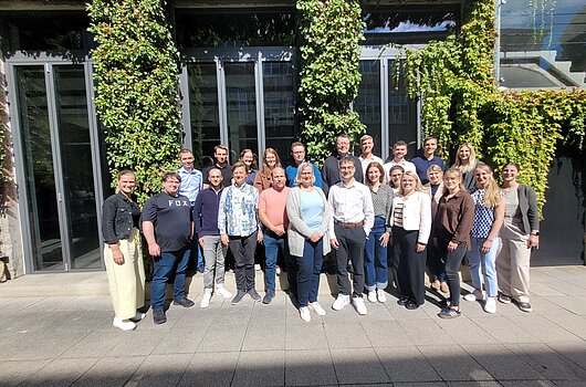 Gruppenfoto der Erstsemester MPM